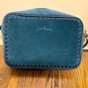 Jack Rogers Navy Suede crossbody